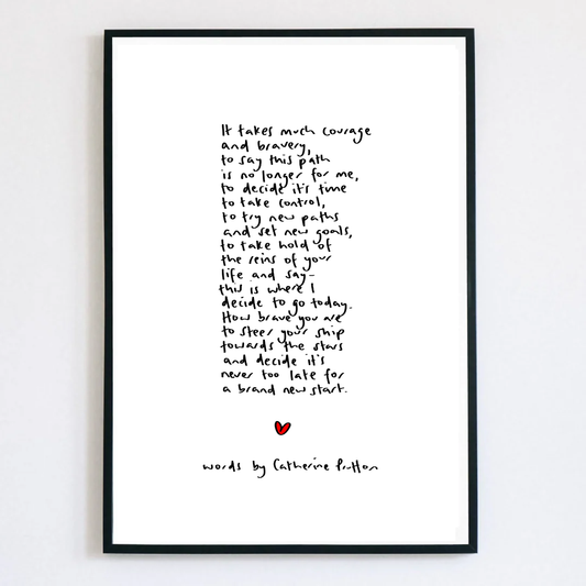 It Takes Much Courage and Bravery