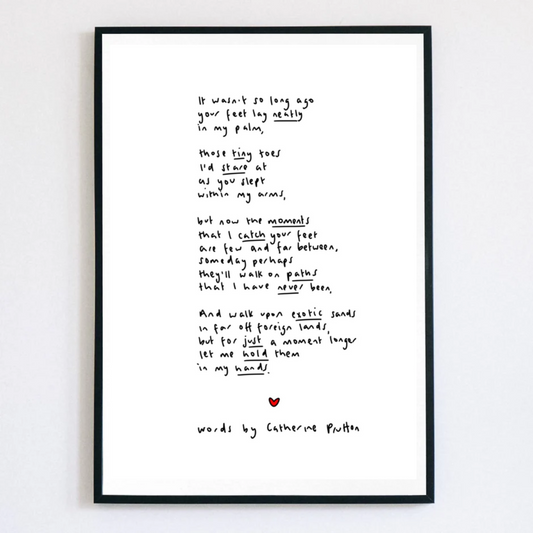 Tiny Feet New Baby Poem