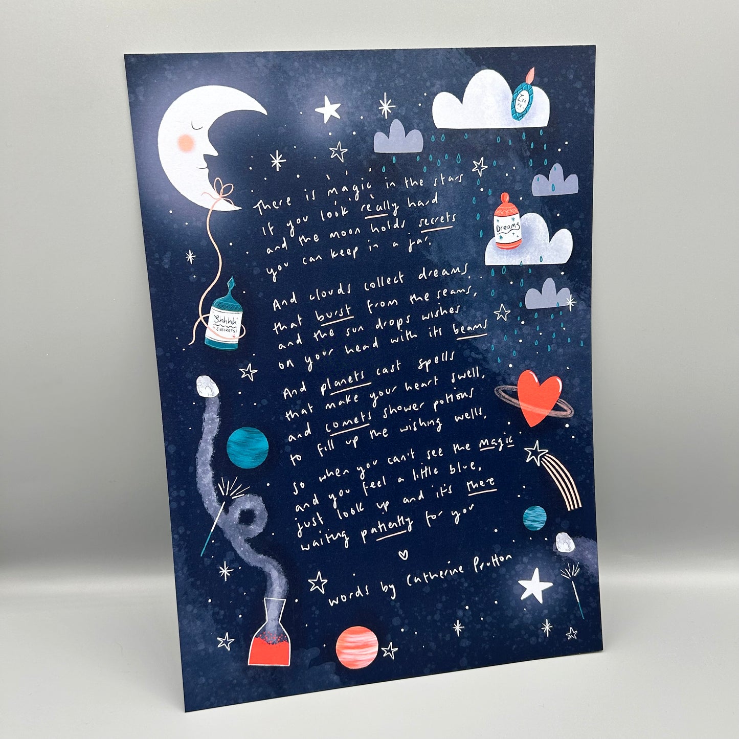 Magic In The Stars Illustrated Poem